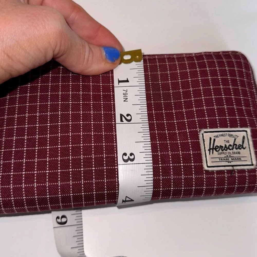 Herschel Supply Company  zip around maroon wallet